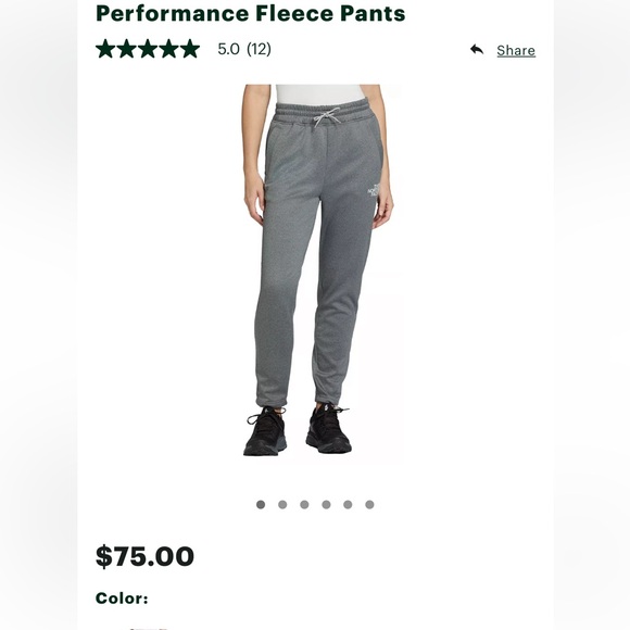 The north face Performance fleece pants new with tag - Picture 8 of 8
